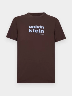 Obrázek produktu Triko s potiskem Calvin Klein tmavě hnědá