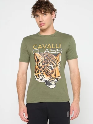 Obrázek produktu Triko s potiskem Cavalli Class khaki