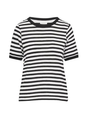 Obrázek produktu Triko s potiskem Comma Casual Identity meírovaná černá
