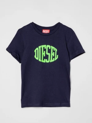 Obrázek produktu Triko s potiskem Diesel modrošedá