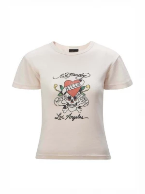 Obrázek produktu Triko s potiskem Ed Hardy světle růžová