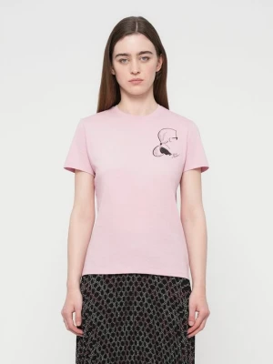 Obrázek produktu Triko s potiskem KARL LAGERFELD růžová