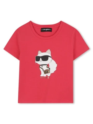 Obrázek produktu Triko s potiskem KARL LAGERFELD růžová