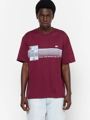 Obrázek produktu Triko s potiskem Lacoste bordeaux