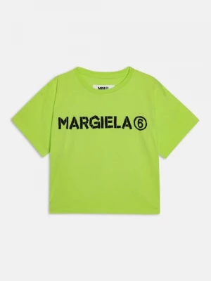 Obrázek produktu Triko s potiskem MM6 Maison Margiela neonová zelená