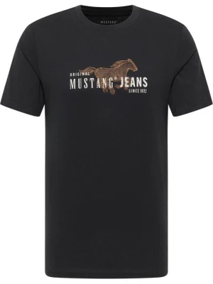 Obrázek produktu Triko s potiskem Mustang skvrnitě černá