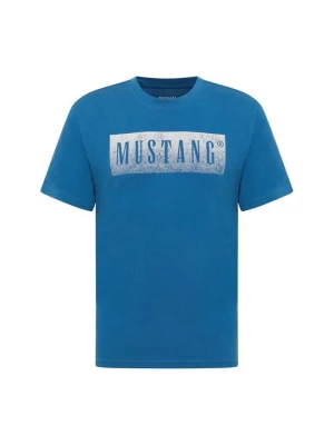 Obrázek produktu Triko s potiskem Mustang světle modrá