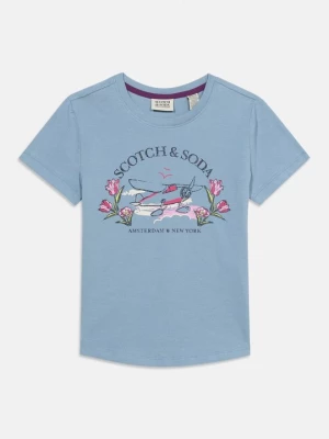 Obrázek produktu Triko s potiskem Scotch & Soda světle modrá