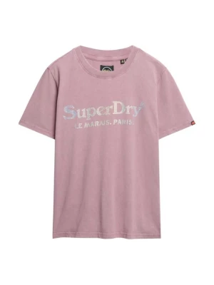 Obrázek produktu Triko s potiskem Superdry fialová