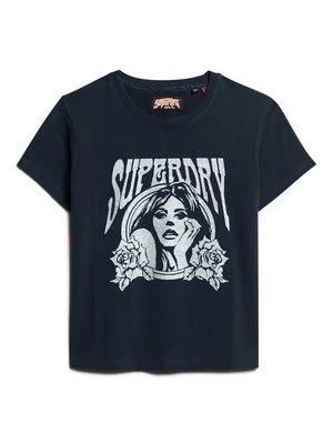 Obrázek produktu Triko s potiskem Superdry modrá