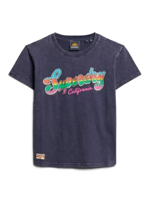Obrázek produktu Triko s potiskem Superdry modrá