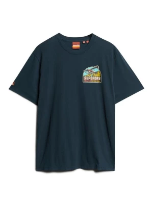 Obrázek produktu Triko s potiskem Superdry modrá