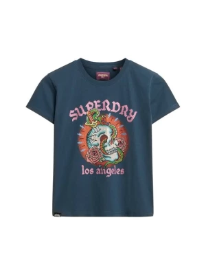 Obrázek produktu Triko s potiskem Superdry modrá