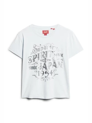 Obrázek produktu Triko s potiskem Superdry světle modrá