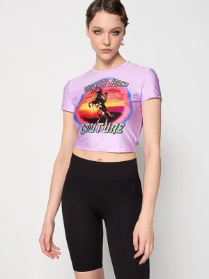Obrázek produktu Triko s potiskem Versace Jeans Couture lila