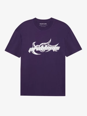 Obrázek produktu Triko s potiskem YOURTURN By Zalando tmavě fialová