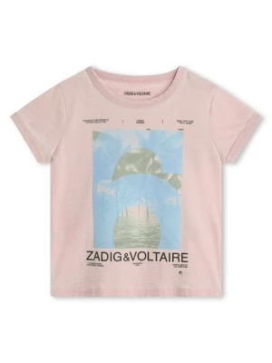Obrázek produktu Triko s potiskem Zadig&Voltaire růžová