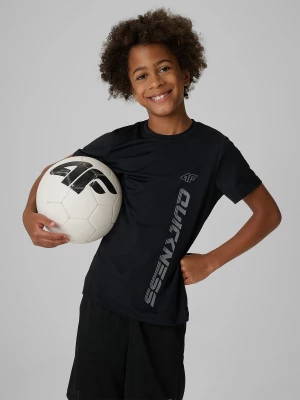 Obrázek produktu Triko sportovní regular rychleschnoucí chlapecké - černé 4F