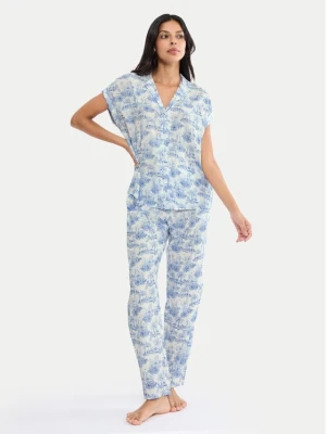 Obrázek produktu Triumph Pyžamo Boyfriend 10222611 Modrá Relaxed Fit