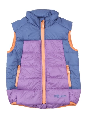 Obrázek produktu TROLLKIDS Vesta 'Hardanger' fialkově modrá / lenvandulová / jasně oranžová
