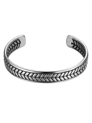 Obrázek produktu True Rebels Náramek antracitová / stříbrná