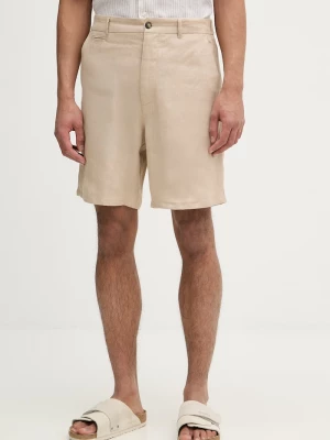 Obrázek produktu Trussardi chino šortky pánské lněné béžová