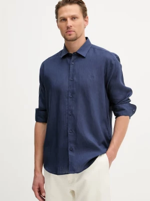Obrázek produktu Trussardi košile pánská lněná námořnická modř