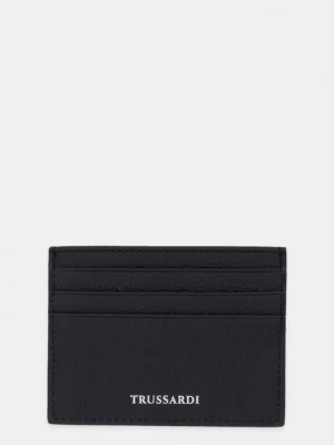 Obrázek produktu Trussardi Kožené pouzdro na karty Trussardi černá