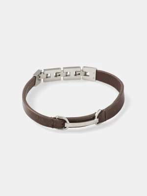 Obrázek produktu Trussardi Kožený náramek Trussardi T-LEATHER hnědá