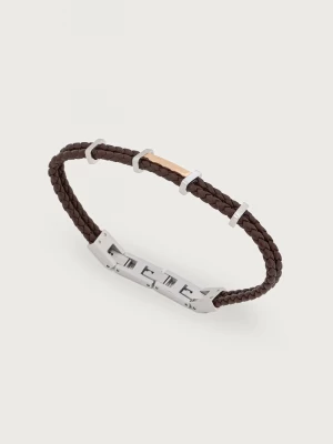 Obrázek produktu Trussardi náramek pánský kůžený hnědá