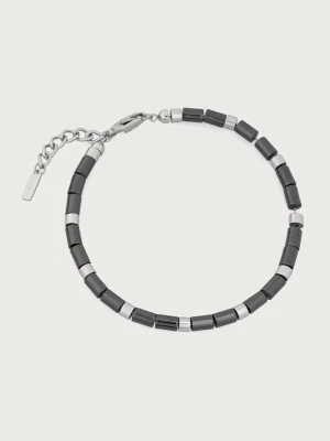 Obrázek produktu Trussardi náramek pánský z nerezové oceli černá