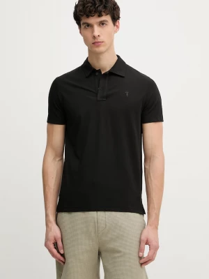 Obrázek produktu Trussardi polo pánské s příměsí hedvábí černá