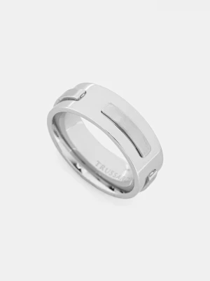 Obrázek produktu Trussardi Prstýnek Trussardi T-STEEL stříbrná