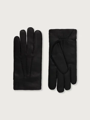 Obrázek produktu Trussardi rukavice pánské kožené černá