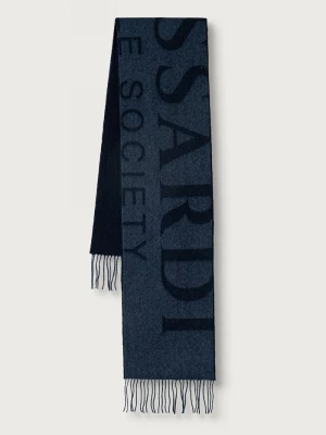 Obrázek produktu Trussardi šála pánská vlněná námořnická modř