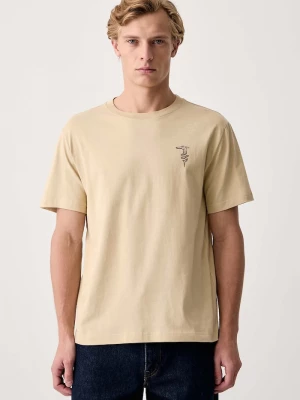 Obrázek produktu Trussardi tričko pánské bavlněné béžová
