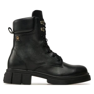 Obrázek produktu Turistická obuv Tommy Hilfiger Lace-Up Biker Leather FW0FW08167 Černá