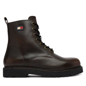 Obrázek produktu Turistická obuv Tommy Jeans Archive '01 Brushed Leather EM0EM01787 Tmavě hnědá
