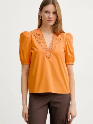 Obrázek produktu Twinset Bavlněná halenka Twinset oranžová
