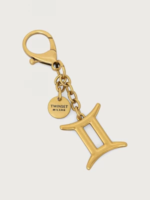 Obrázek produktu Twinset klíčenka dámská kovová Gemini zlatá