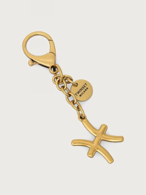 Obrázek produktu Twinset klíčenka dámská kovová Pisces zlatá