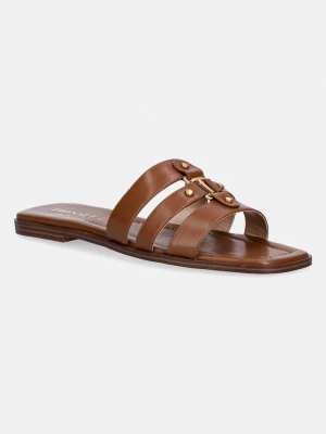 Obrázek produktu Twinset Kožené pantofle Twinset hnědá