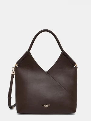 Obrázek produktu Twinset nákupní taška dámská z imitace kůže hnědá