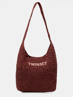 Obrázek produktu Twinset plážová taška dámská pletená hnědá