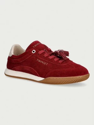 Obrázek produktu Twinset sneakers boty dámské semišové červená