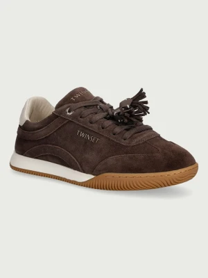 Obrázek produktu Twinset sneakers boty dámské semišové hnědá