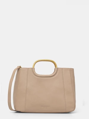 Obrázek produktu Twinset tote taška dámská kožená béžová