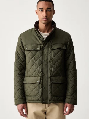 Obrázek produktu U.. Polo Assn. bunda pánská DIAMOND QUILTED FUNNEL U.S. POLO ASSN. zelená