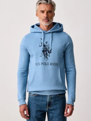 Obrázek produktu U.. Polo Assn. mikina kapucí pánská bavlnou LARGE DHM U.S. POLO ASSN. modrá
