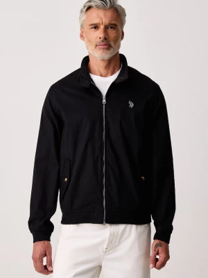 Obrázek produktu U.. Polo Assn. přechodová bunda pánská bavlněná Harrington U.S. POLO ASSN. černá